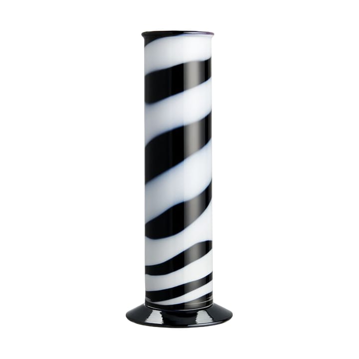 Lab cylinder vas 30 cm - Svart-vit - Kosta Boda