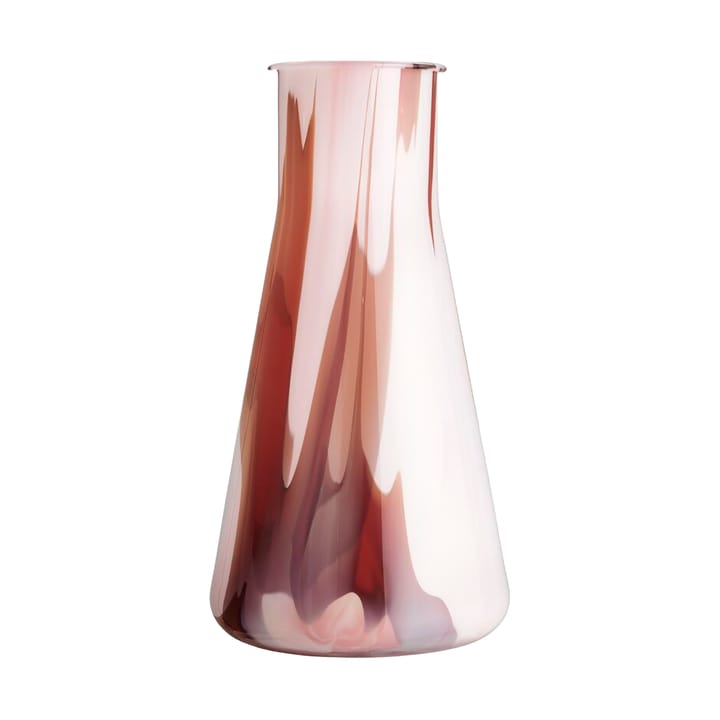 Lab erlenmeyer vas 30,5 cm - Röd-vit-rosa - Kosta Boda