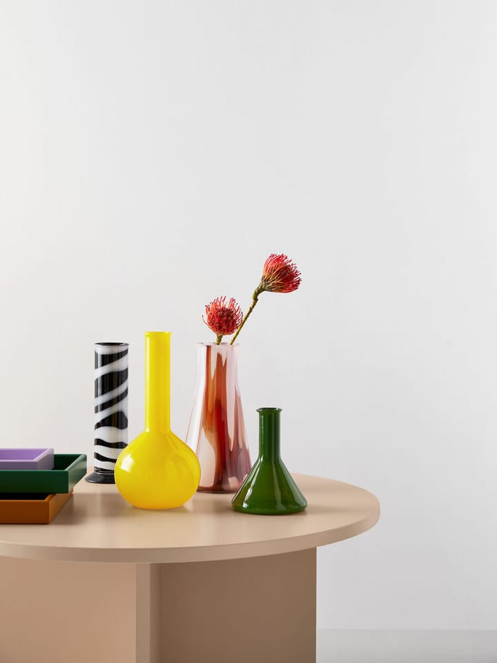 Lab mätglas vas 18,5 cm, Grön Kosta Boda