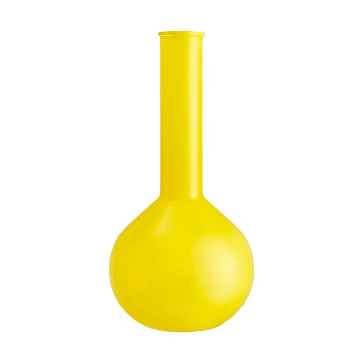 Lab rund flask vas 31,5 cm - Gul - Kosta Boda