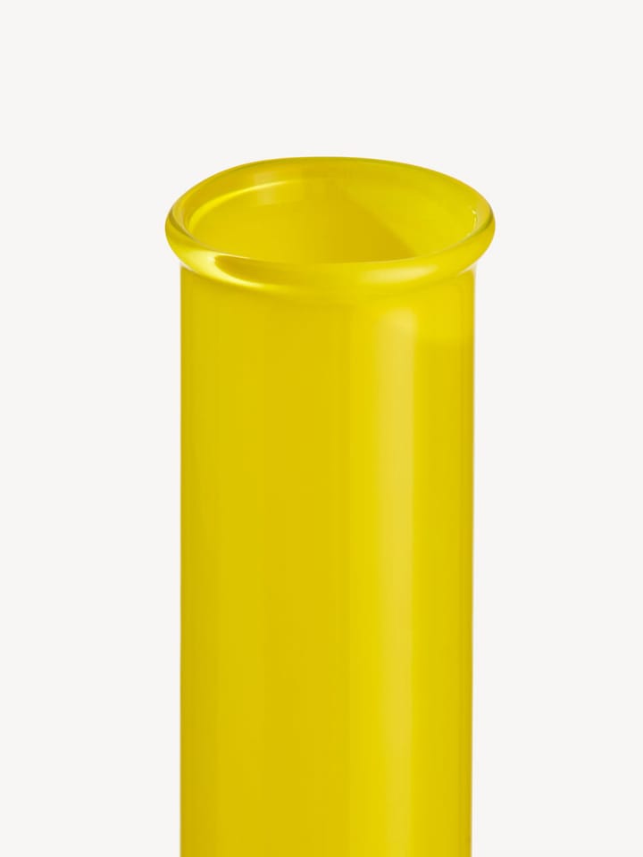 Lab rund flask vas 31,5 cm, Gul Kosta Boda