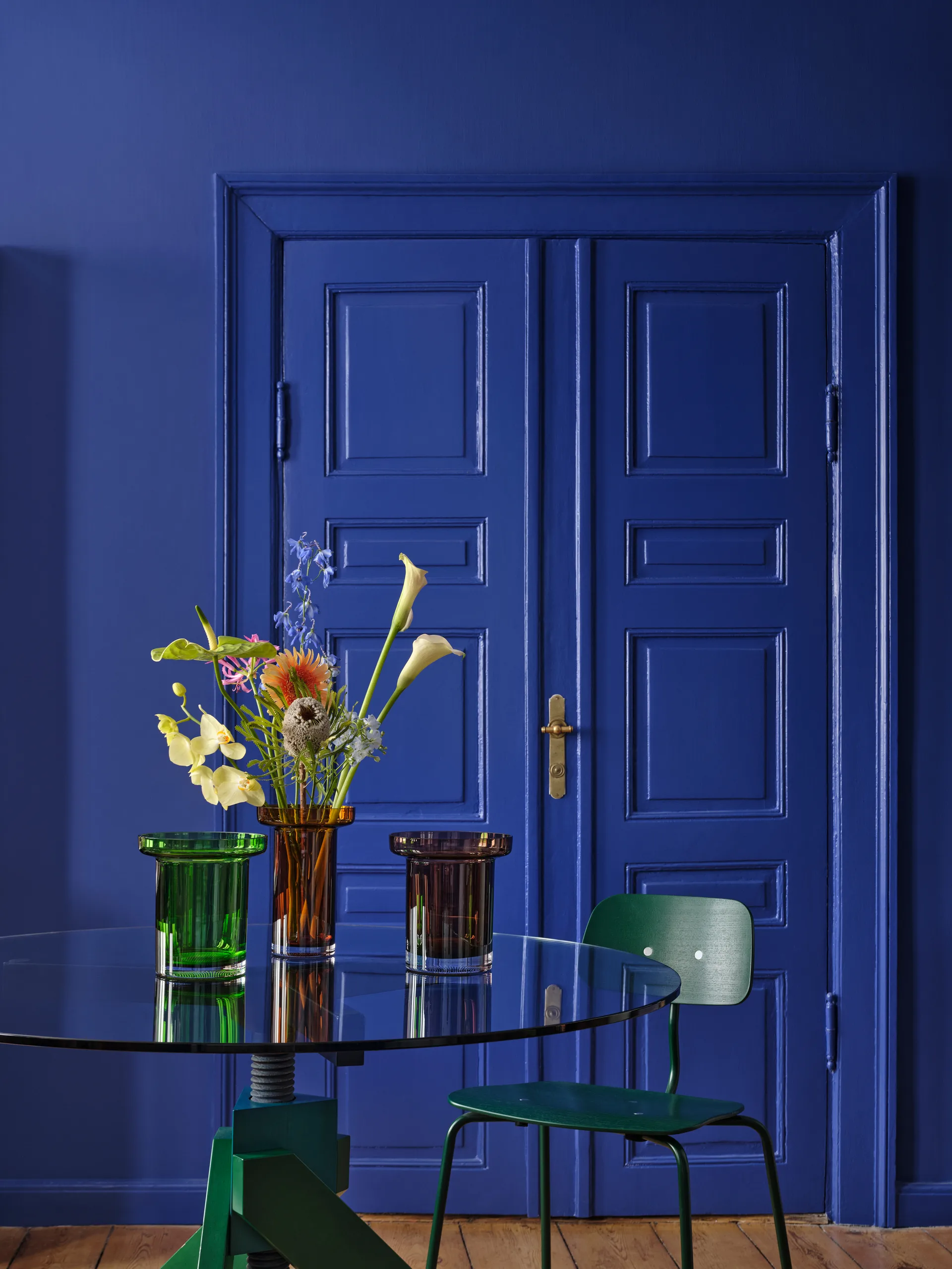 Limelight Tulip vas 19,5 cm, Caramel Kosta Boda