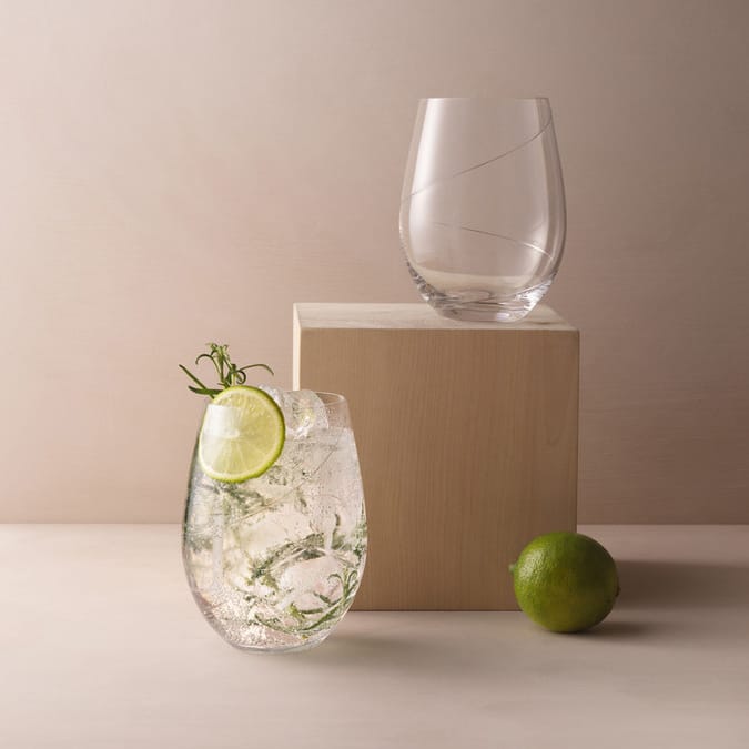 Line gin & tonic glas 60 cl - Klar - Kosta Boda