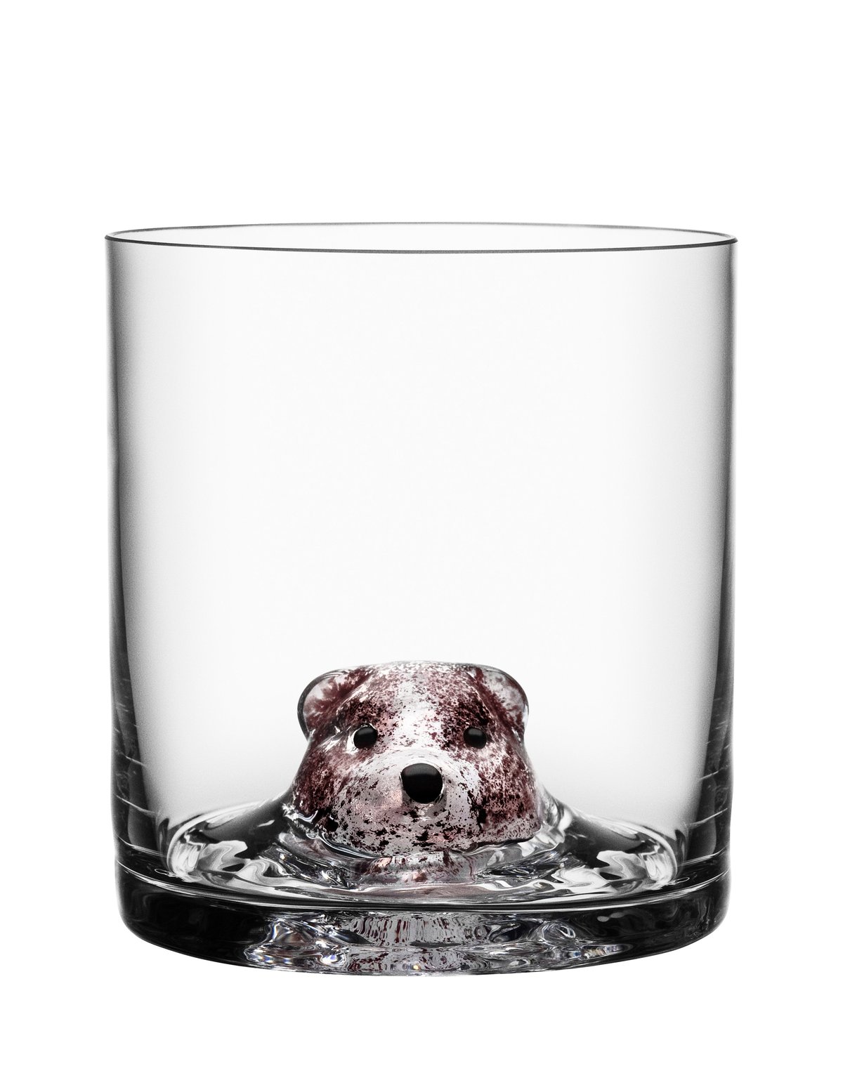 Kosta Boda New Friends glas 46 cl Björn | Skandinavisk Design | Dricksglas | Brun
