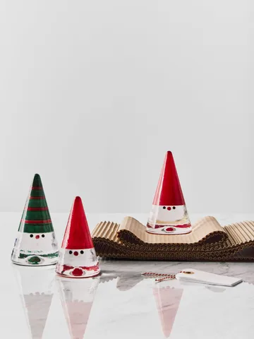 Noel tomte - Grön, 15 cm - Kosta Boda