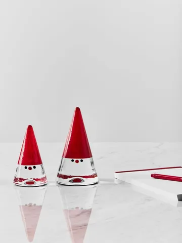 Noel tomte - Röd, 15 cm - Kosta Boda