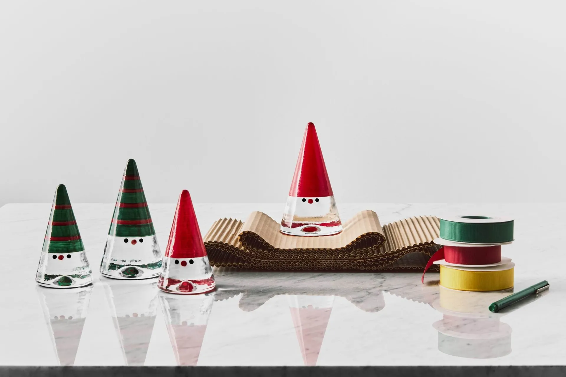 Noel tomte, Röd, 15 cm Kosta Boda