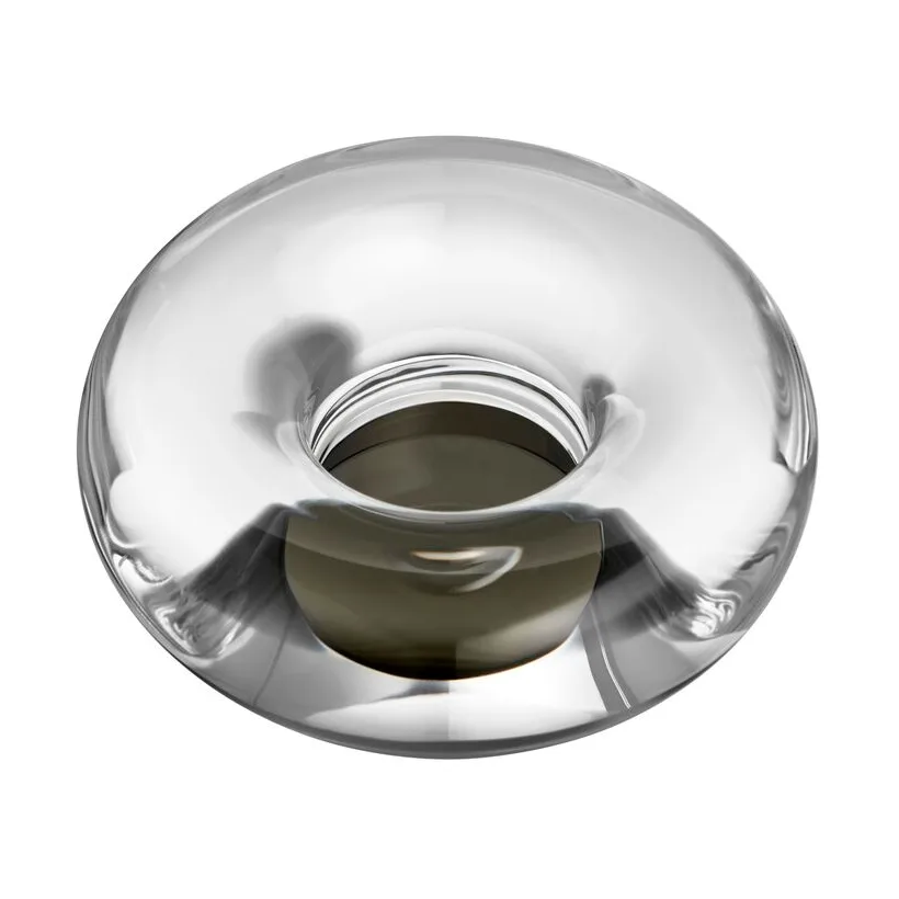 Orion ljuslykta Ø11x6,3 cm, Grå Kosta Boda