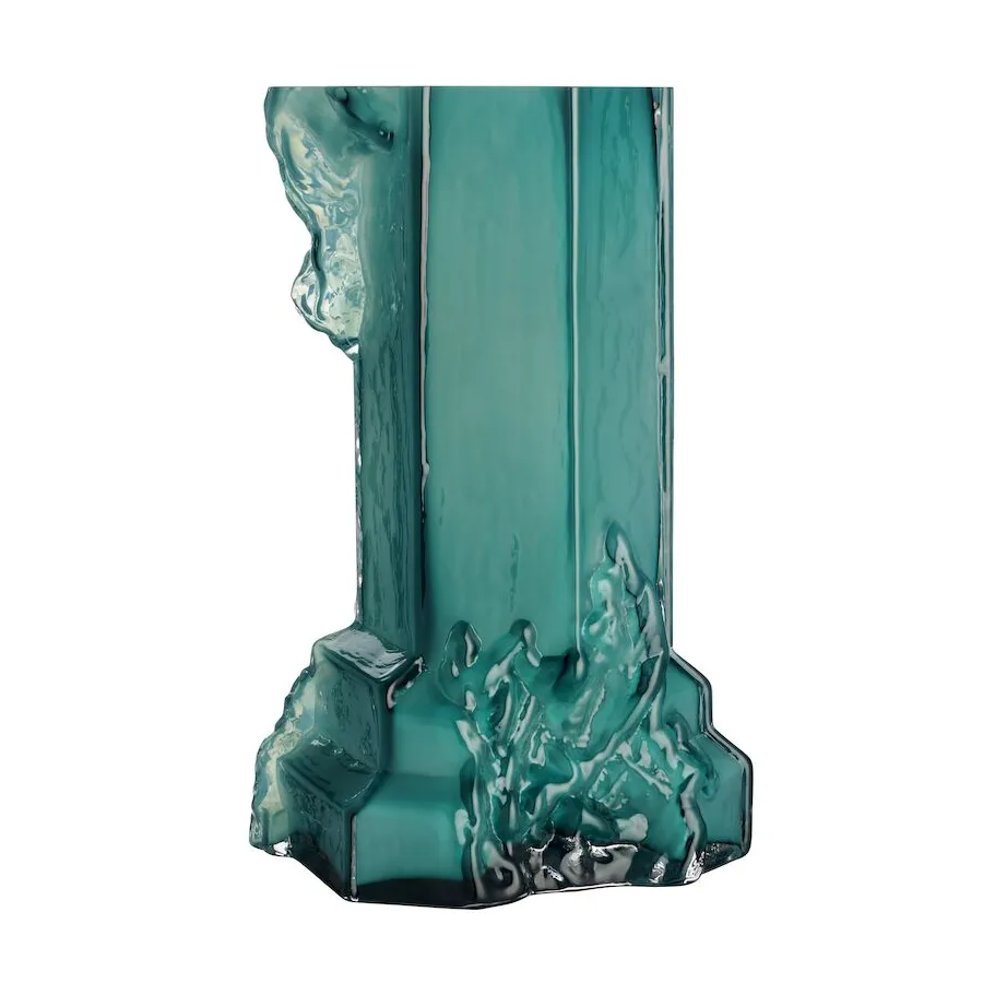 Kosta Boda Rocky Baroque vas 35 cm Chrysocolla