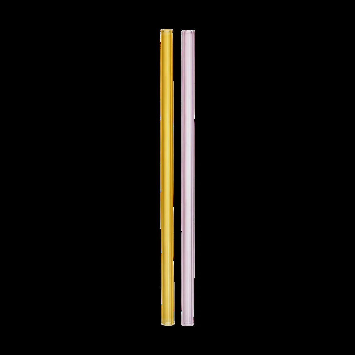 Kosta Boda Sipsavor sugrör 200 mm 2-pack Rosa-gul