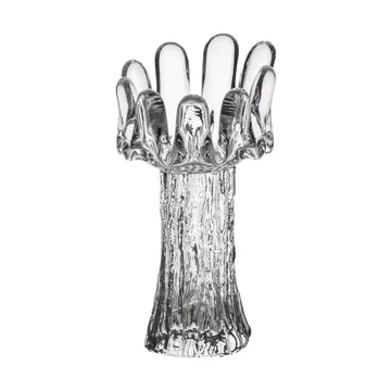 Solros ljuslykta 18 cm - Klar - Kosta Boda