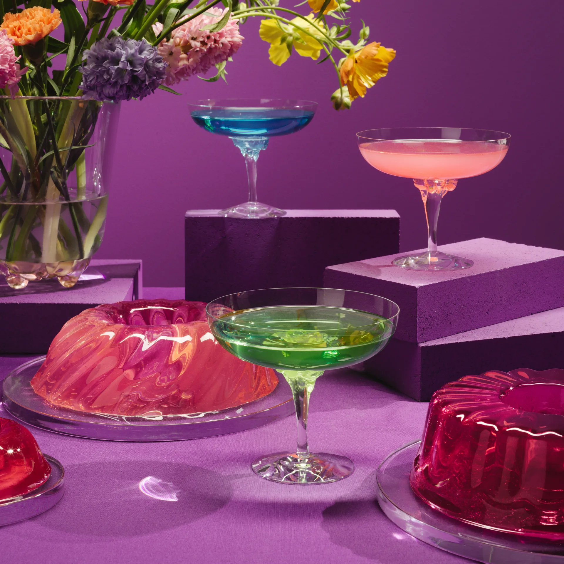 Sugar Dandy coupeglas 32 cl, Grön Kosta Boda