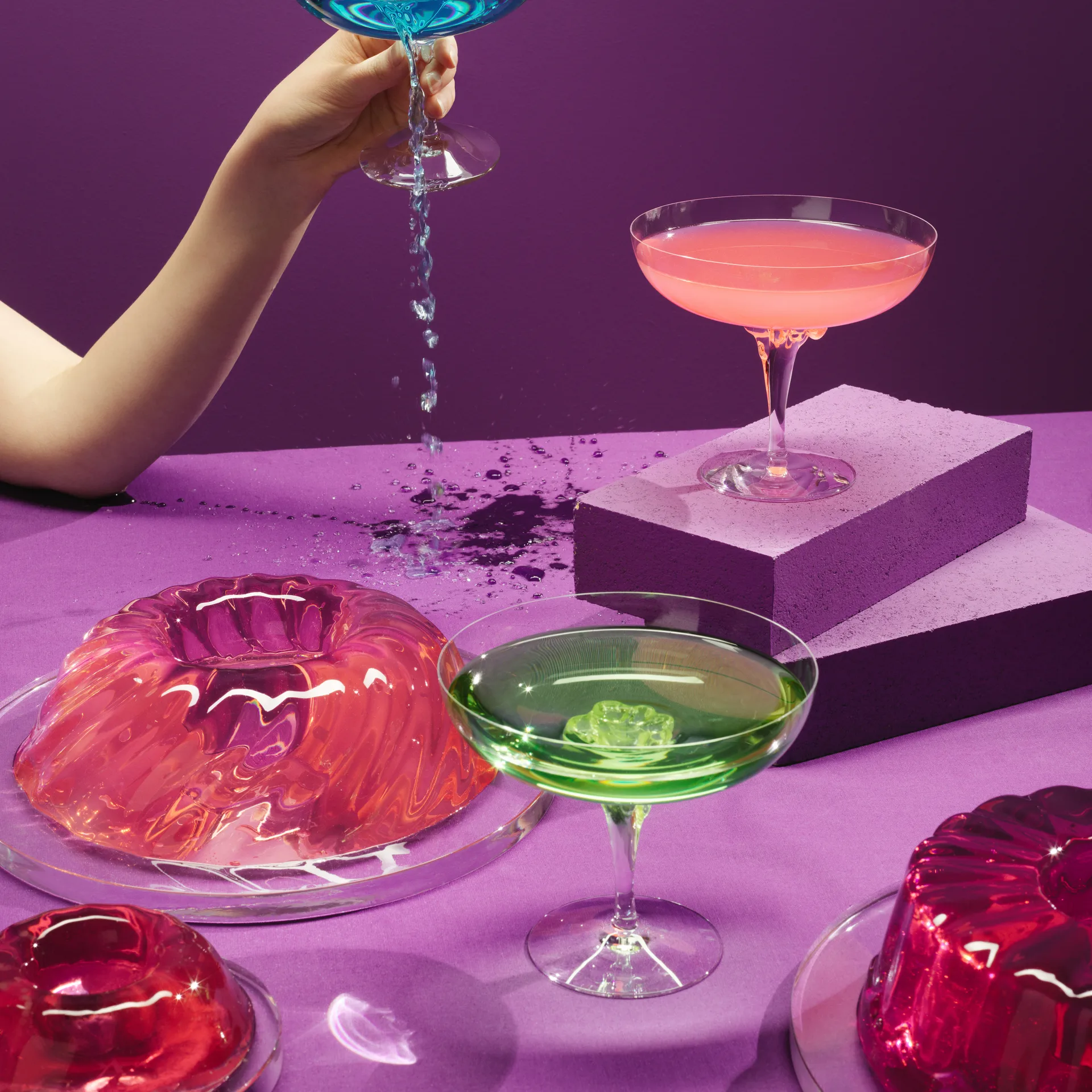 Sugar Dandy coupeglas 32 cl, Grön Kosta Boda