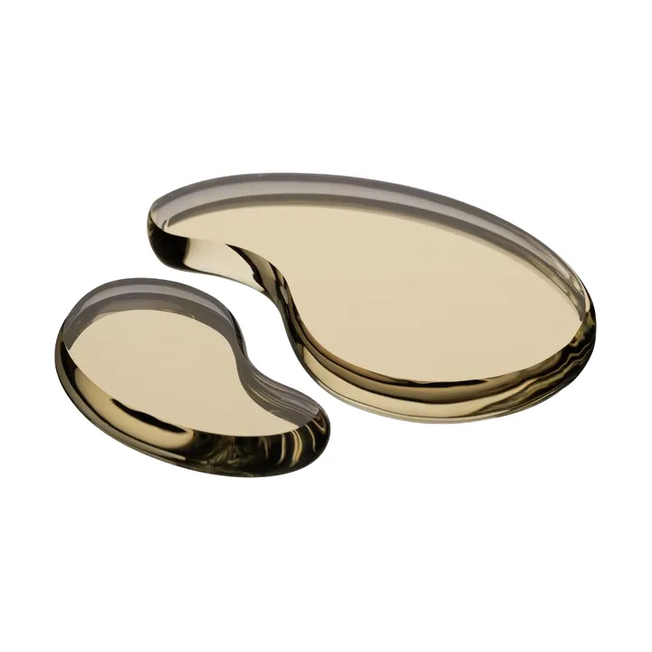 Tears of joy dekorationsobjekt 2 delar - Guld - Kosta Boda