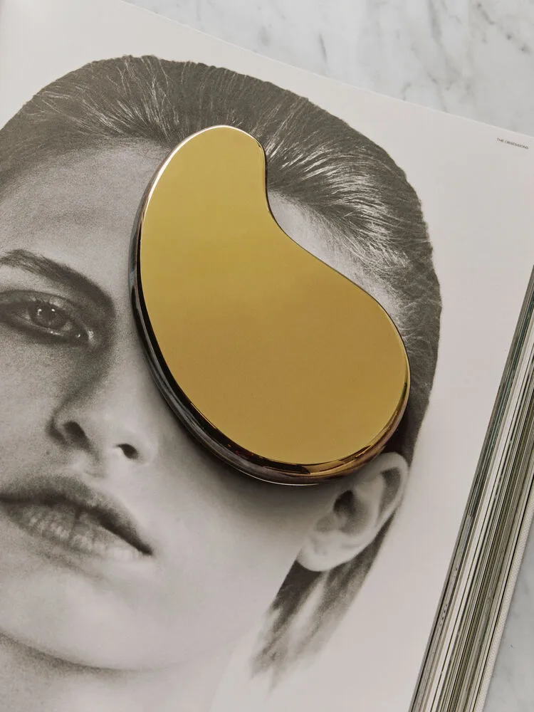 Tears of joy dekorationsobjekt 2 delar, Guld Kosta Boda