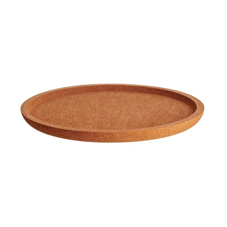 Kosta Boda Viva bricka 30,5 cm Kork | Skandinavisk Design | Brickor | Brun