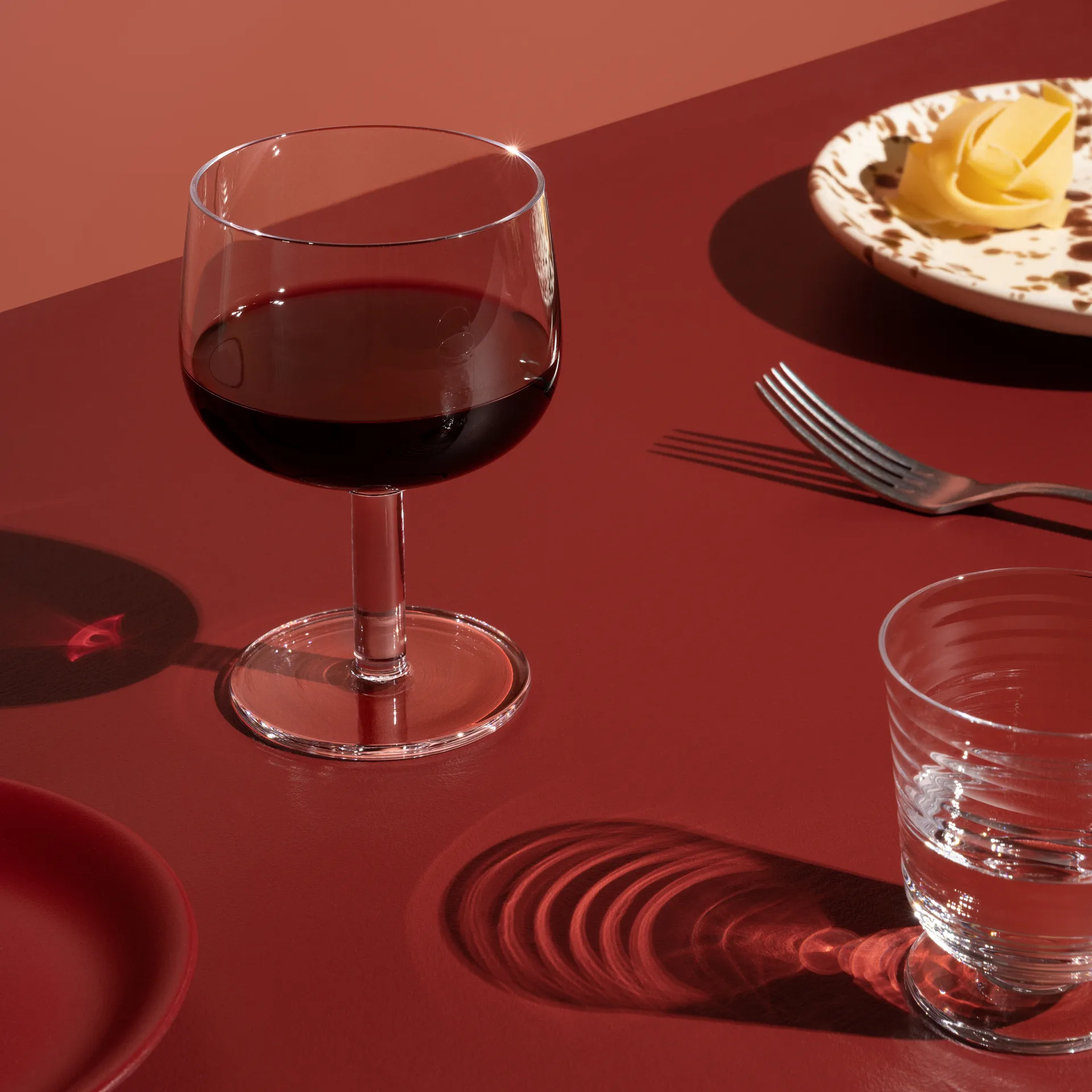 Viva glas på fot 35 cl 2-pack, Klar Kosta Boda