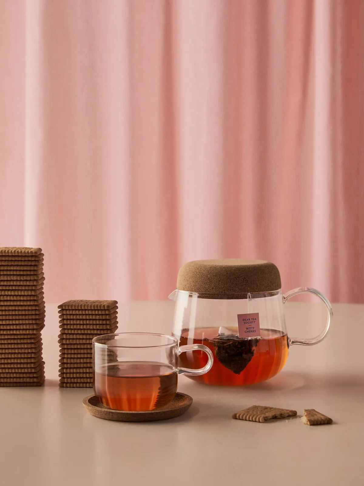 Viva kopp med fat 30 cl 2-pack, Klar Kosta Boda