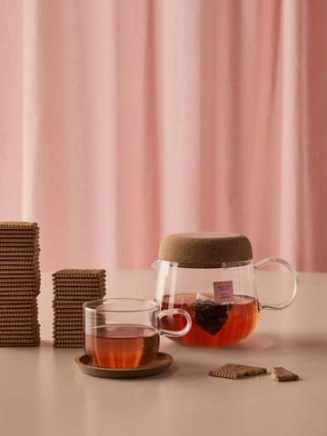 Viva kopp med fat 30 cl 2-pack - Klar - Kosta Boda