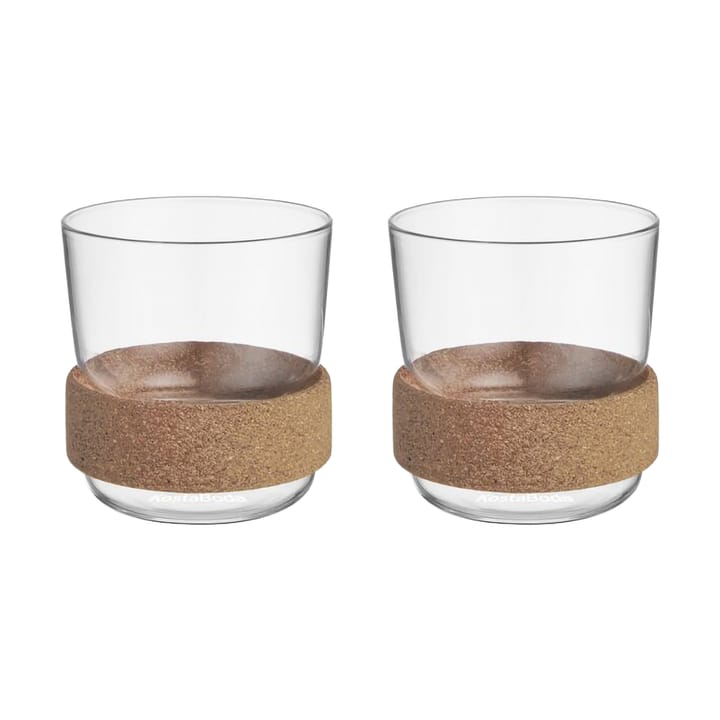 Viva kopp med korkring 30 cl 2-pack - Klar - Kosta Boda