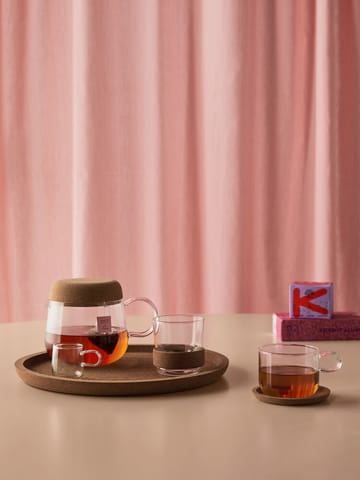 Viva kopp med korkring 30 cl 2-pack - Klar - Kosta Boda