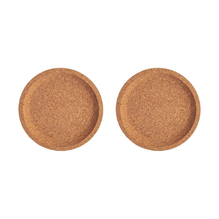Viva korkunderlägg Ø10,9 cm 2-pack - Brun - Kosta Boda