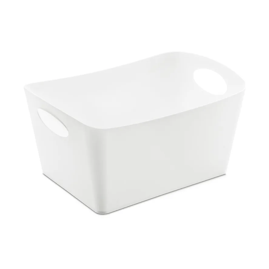 Koziol Boxxx förvaringslåda M 3,5 l Recycled white