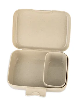 Candy Greta Gris matlåda L, Beige Koziol