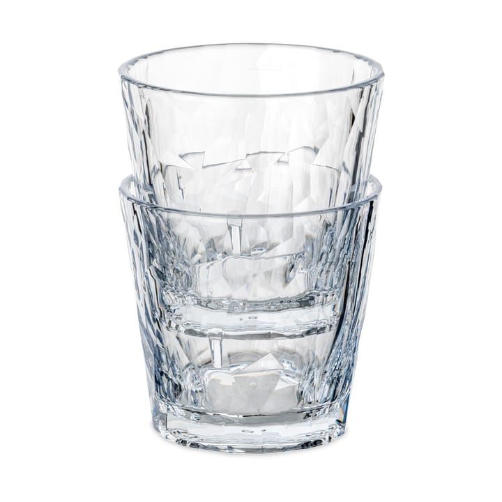 Club No. 22 tumblerglas plast 25 cl 2-pack, Kristallklar Koziol