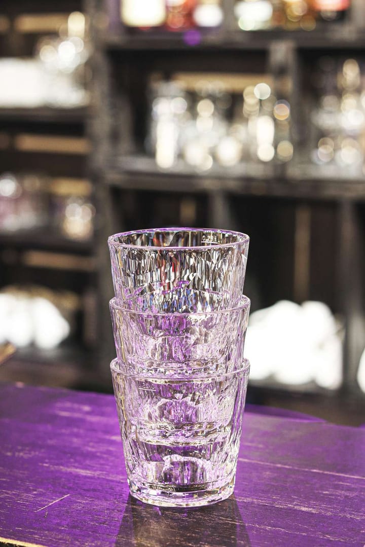 Club No. 22 tumblerglas plast 25 cl 2-pack, Kristallklar Koziol