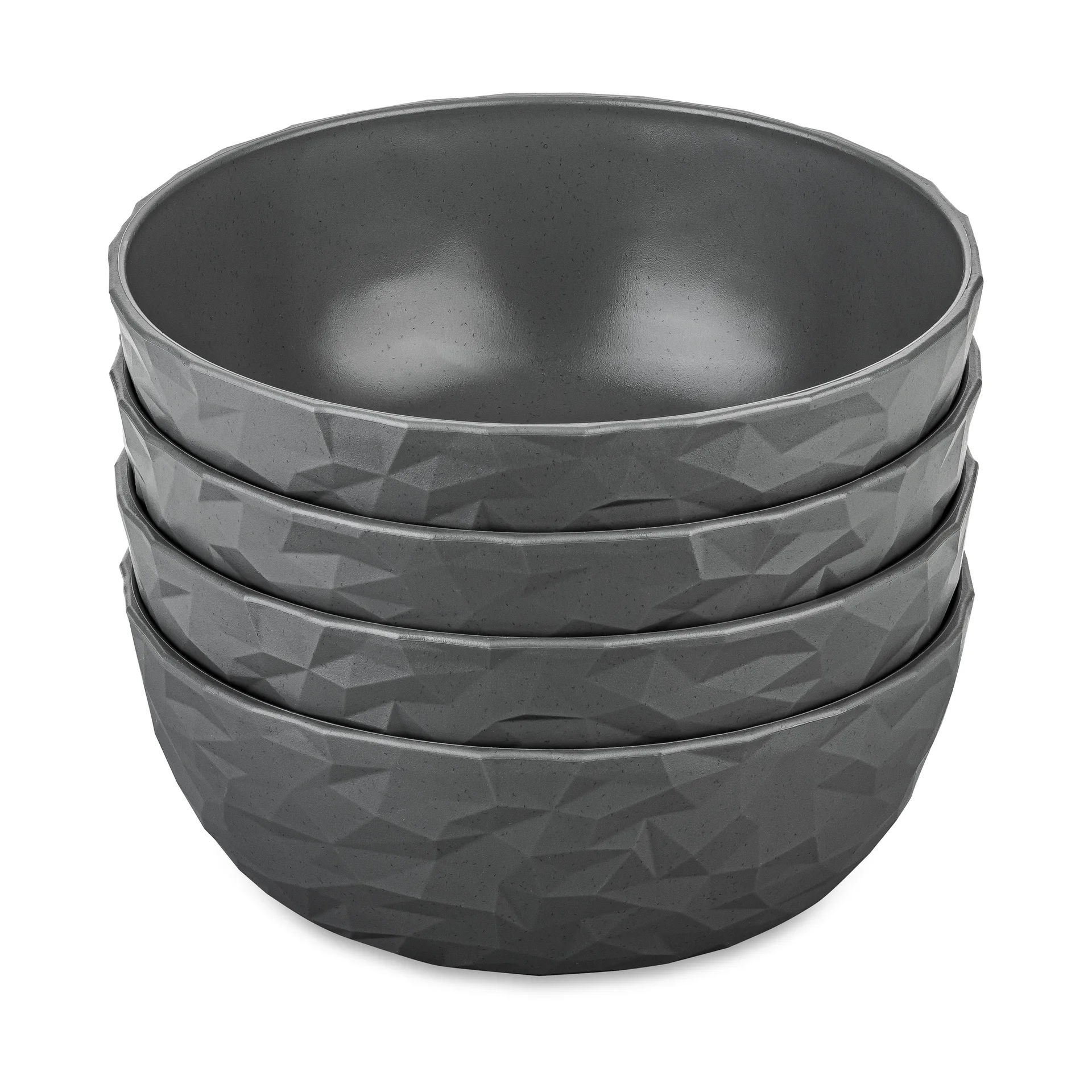Club skål Ø16,2 cm 4-pack biocirkulär termoplast, Nature ash grey Koziol