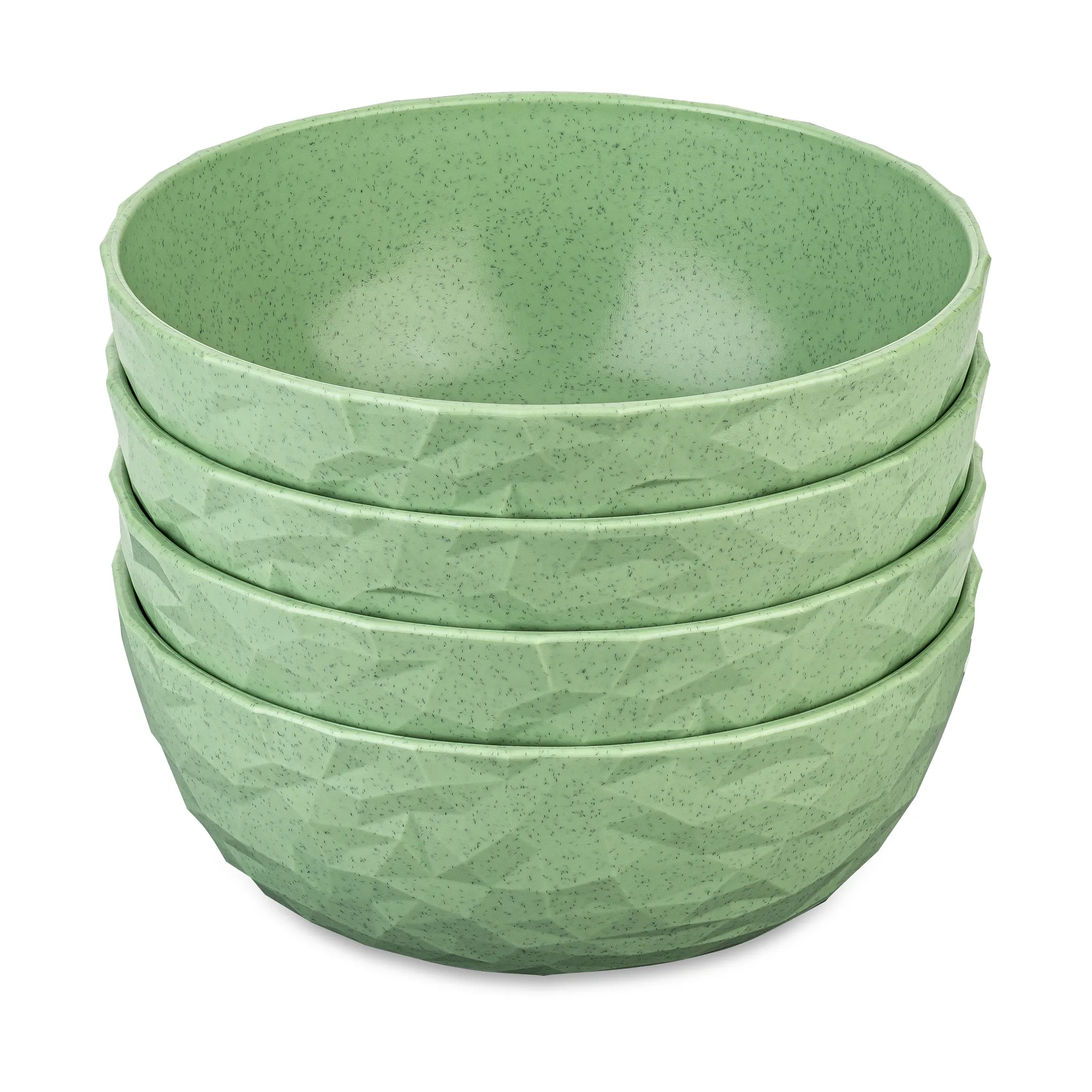 Club skål Ø16,2 cm 4-pack biocirkulär termoplast, Nature leaf green Koziol