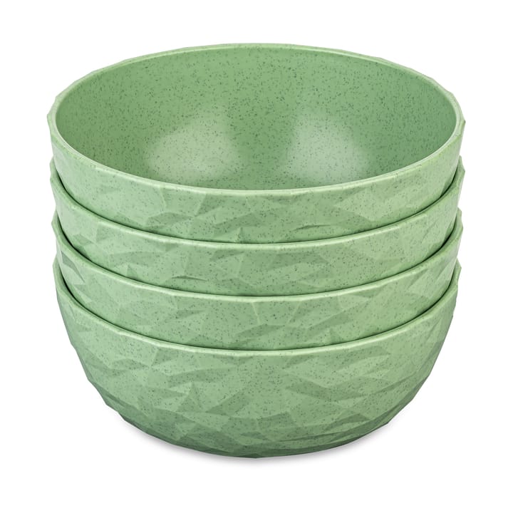 Club skål Ø16,2 cm 4-pack biocirkulär termoplast - Nature leaf green - Koziol