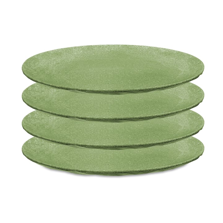 Club tallrik Ø26 cm 4-pack - Nature leaf green - Koziol