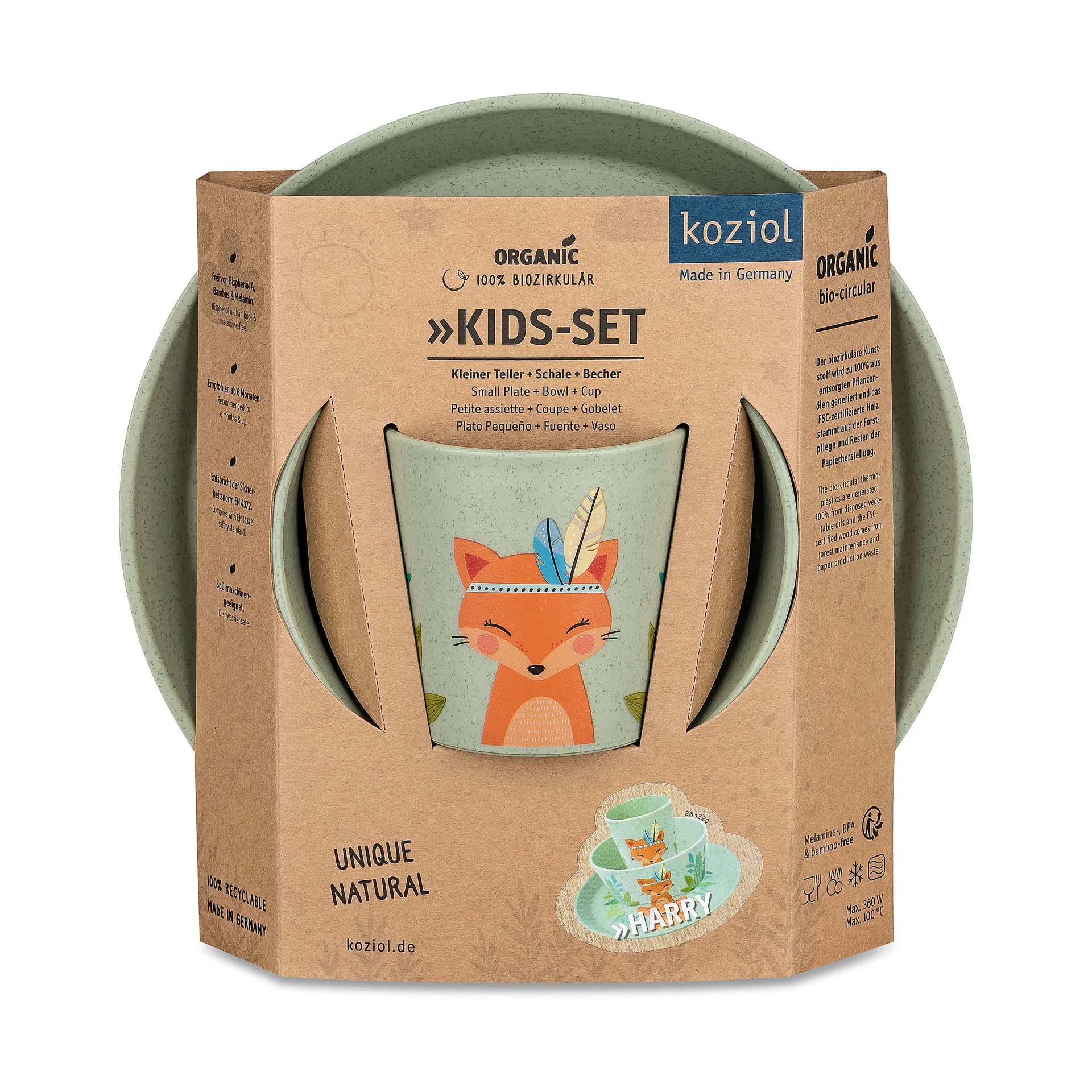 Connect barnservis 3 delar, Harry Koziol