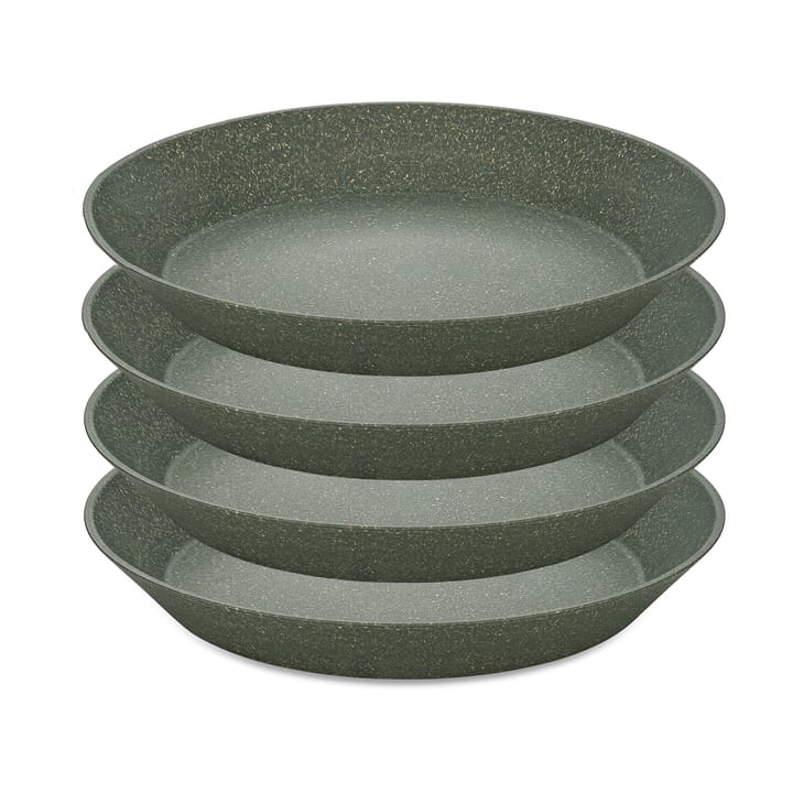 Connect djup tallrik Ø24 cm 4-pack - Nature ash grey - Koziol