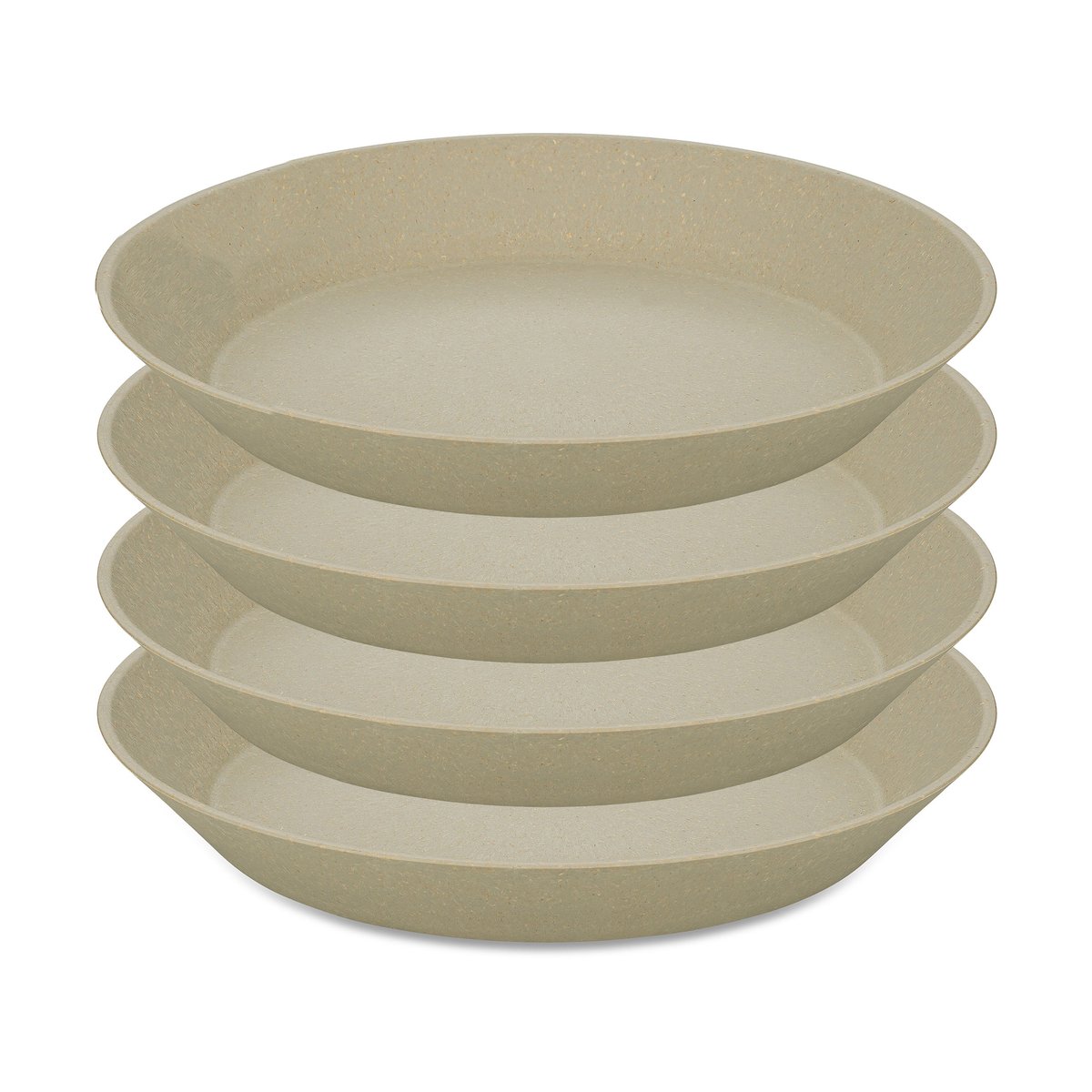 Koziol Connect djup tallrik 24 cm 4-pack Nature desert sand