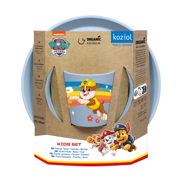 Connect Paw Patrol barnservis 3 delar - Blå - Koziol