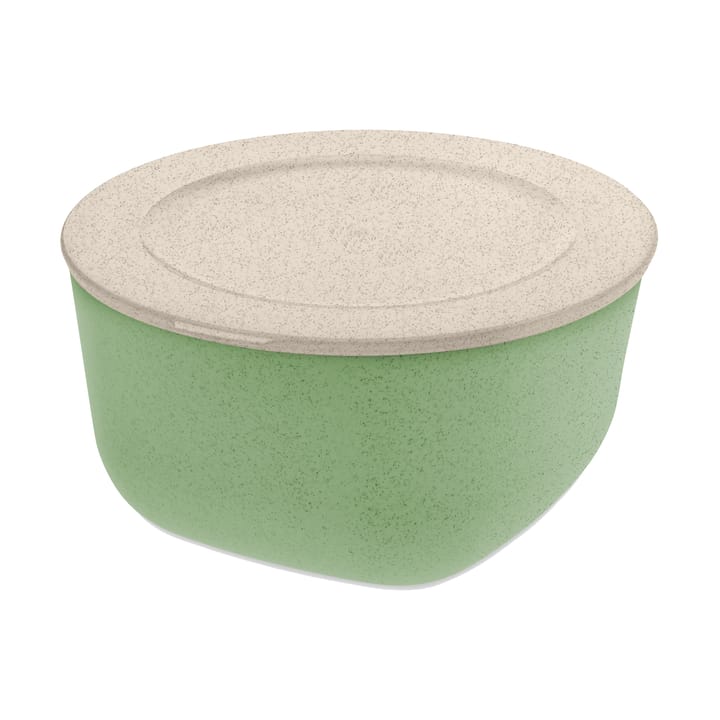 Connect skål/bunke med lock 2 L biocirk termoplast - Nature leaf green - Koziol