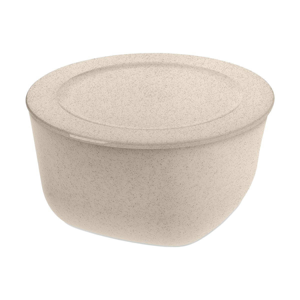 Koziol Connect skål/bunke med lock 4 L biocirk termoplast Nature desert sand