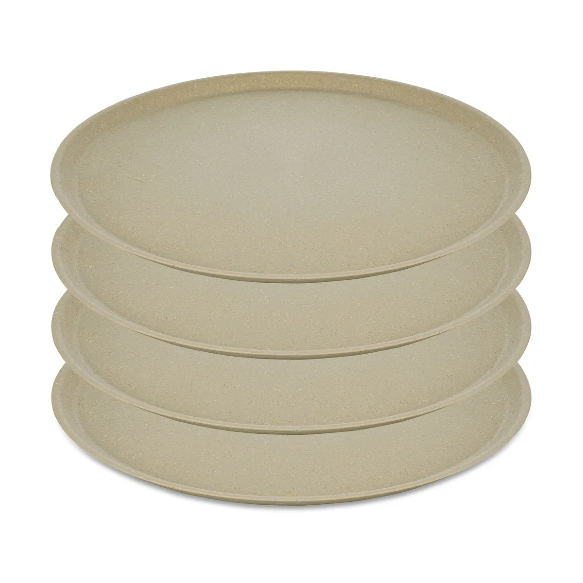 Koziol Connect tallrik Ø25,5 cm 4-pack Nature desert sand