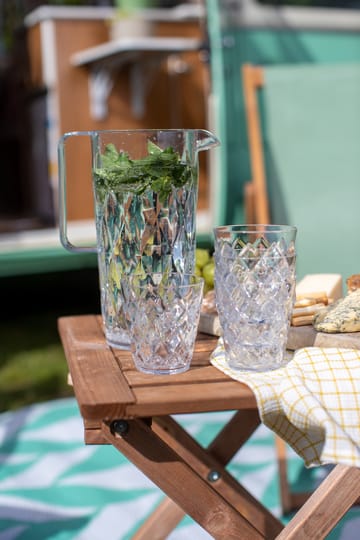 Crystal karaff inkl 4 glas - Kristallklar - Koziol