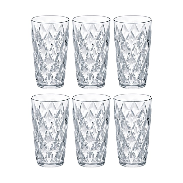 Crystal L glas 6-pack, Kristallglas Koziol