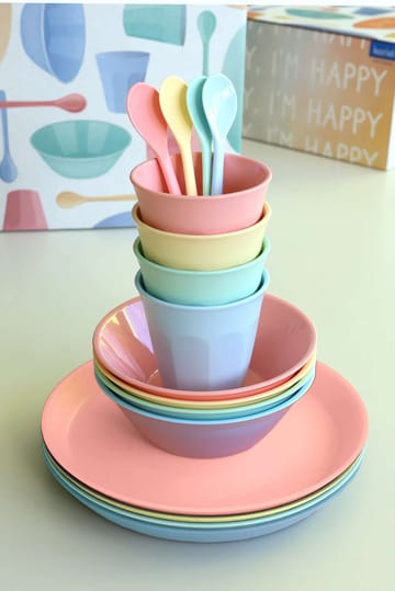 Nora Macarons servisset 16 delar - Multi - Koziol