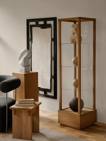 Artisan pall 30x40 cm - Varm lackerad ek - Kristina Dam Studio