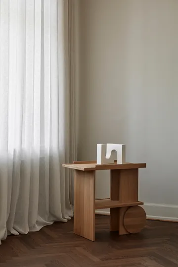 Axis sidobord 42x80 cm - Varm lackerad ek - Kristina Dam Studio