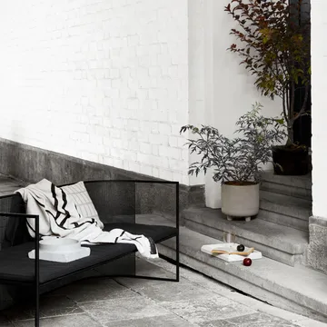 Bauhaus bänk - Svart - Kristina Dam Studio