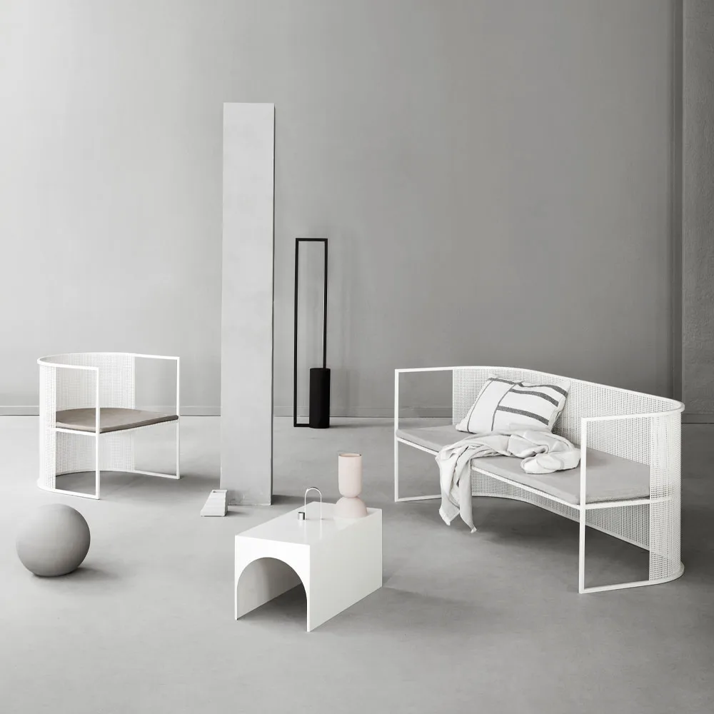 Bauhaus bänk, Svart Kristina Dam Studio