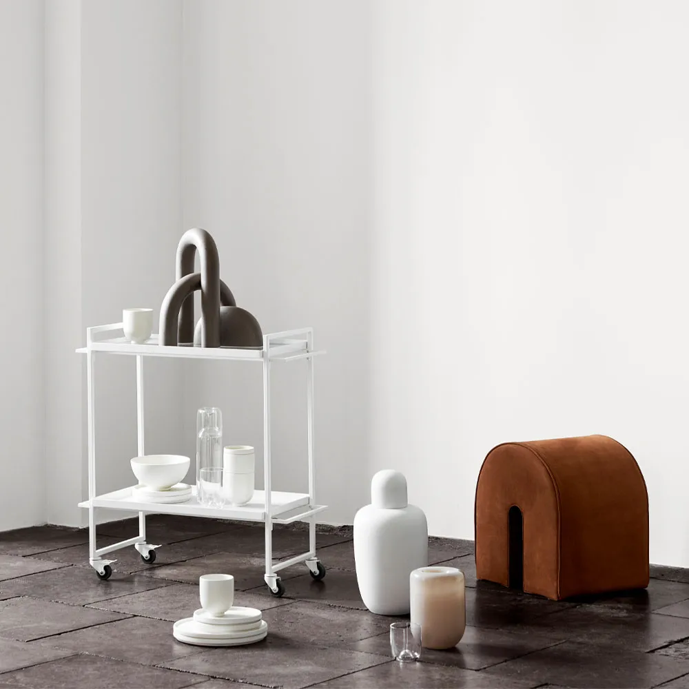 Bauhaus serveringsvagn, Black Kristina Dam Studio