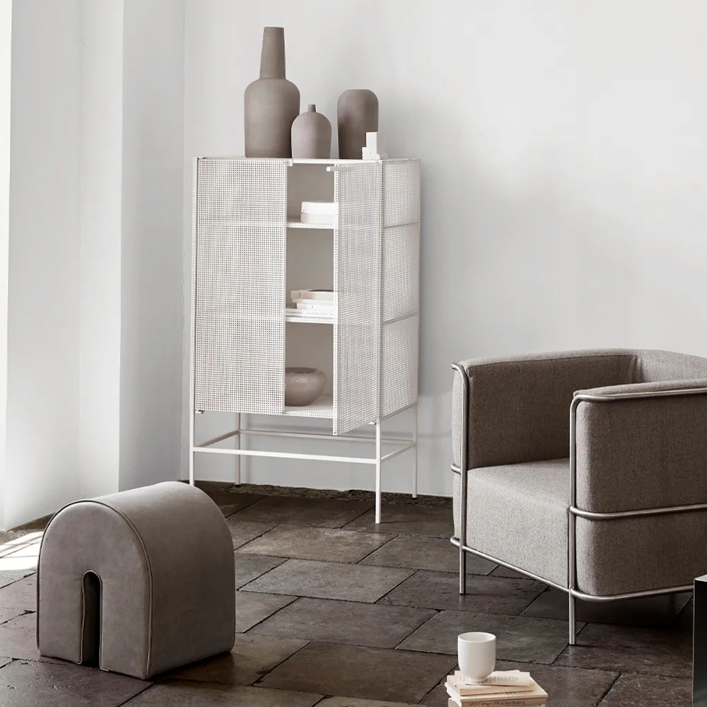 Dome vas, Grey engobe, xs Kristina Dam Studio